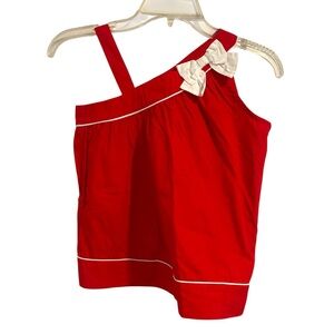 Gymboree Red Top with White Bow